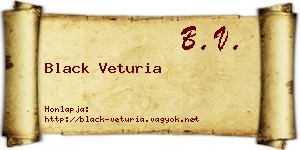 Black Veturia névjegykártya